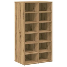 Shoe Rack Entryway Shoe Shelf Cabinet Shoe Cupboard Engineered Wood vidaXL
