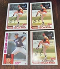 1982 Topps Nolan Ryan #90 - (3) card lot in NM Condition