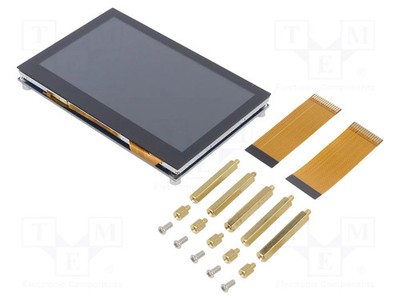 4,3'' grafisch 800x480 Display: LCD FPC 106x68mm 5VDC