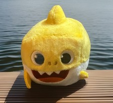 3  WowWee Pinkfong Yellow Baby Shark Singing Plush Sound Cube Stuffed Animal
