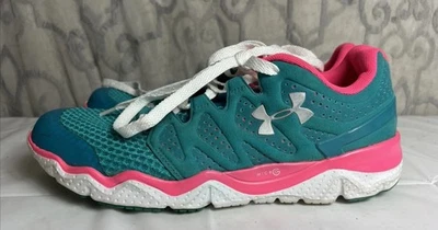 Under Armour Mujer Micro G Optimum Verde/Rosa Zapatos para Correr Tenis Talla 9 - Imagen 1 de 4