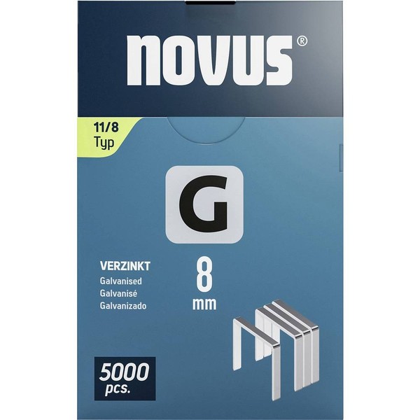 5000Er Multipack Novus Tools 042-0766 Flachdrahtklammern Typ 11 5000 St.-image