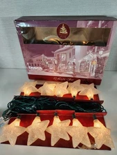 Enchanted Forest 10 Star Light Set String Indoor Outdoor Novelty 2003 W/ Box 