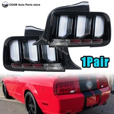 For 2005-2009 Ford Mustang Smoked LED Tail Lights Signal Brake Lamps