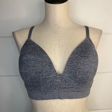 Third Love Bra Large Gray Wireless Seamless
