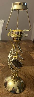 Vintage Partylite Gold Tone Paragon Tea light Lamp Base - New w/Tag