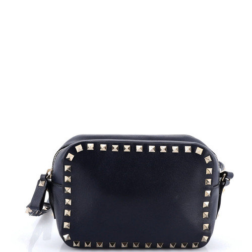 Valentino Garavani Rockstud Camera Crossbody Bag Leather