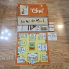 Vtg 1956 CLUE Parker Brothers Detective Board Game Complete Set