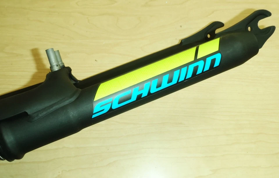 SCHWINN 24" MOUNTAIN MATTE BLACK SUSPENSION FORK BIKE PARTS 668-2 - Image 2 of 4