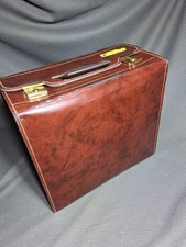 Kodak Carousel Slide Projector Storage Case -Dark Brown Leatherette Case A 