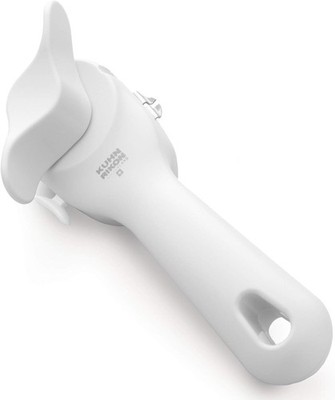 Auto Safety Lid Lifter Can Opener with Ring Pull White