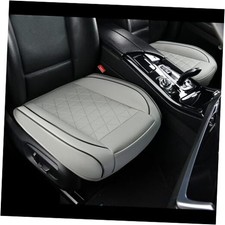 Luxury Leather Front seat Cover, Non Slip All Inclusive with 1 Piece Grey