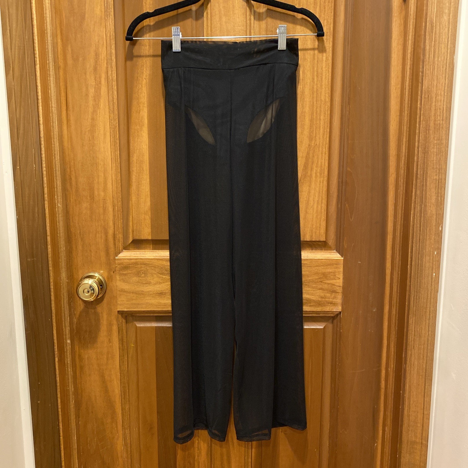 Pantalones de baile Op’ra de malla negra recortados para mujer XS contemporáneos líricos jazz solo