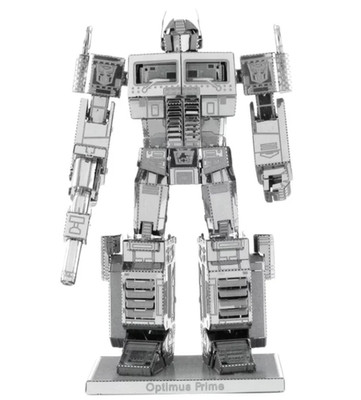 Optimus Prime Transformer 3D Metallpuzzle - Bastelset zum Selbermachen für Roboter-Enthusiasten