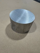 5" Aluminum Round Stock x 2" Long, ~~~~~ 5" Diameter 6061 Aluminum Round Rod