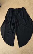 Damen Hose Hosenrock Gr.3XL Schlupfhose Gummizug Chiffon ungetragen Haremshose 