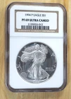 1994 P American Proof Silver Eagle - NGC PF69 Ultra Cameo - FREE SHIPPING! G458