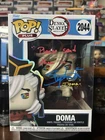 Doma #2044 Signed Funko Pop w/ Quote Stephen Fu JSA Witnessed Demon Slayer