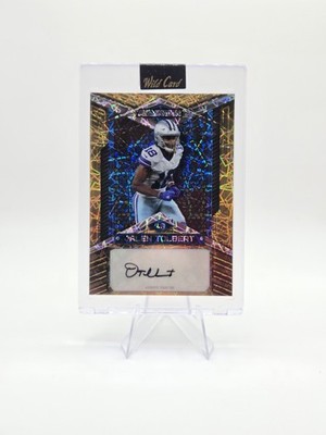Jalen Tolbert 2022 Wild Card Alumination Auto Lazer Board Gold SP #/8 #AB-39