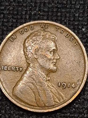 Photo of a 1914-P Lincoln Wheat Cent from an eBay listing that sold on Jul 20, 2026