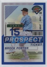 2024 Panini Prospect Edition Blue Prizm 124/149 Brock Porter #122 8d2
