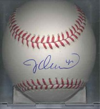 Jesse Orosco New York Yankees OML Signed Baseball COA Mets St Louis Cardinals