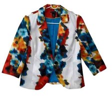 Women s Floral Print Blazer Size Small