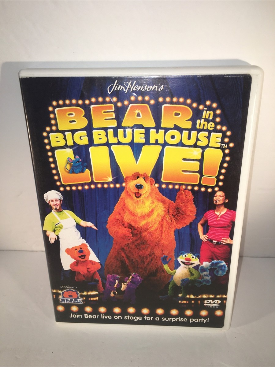Bear In the Big Blue House - Live! (DVD, 2003) - Jim Henson