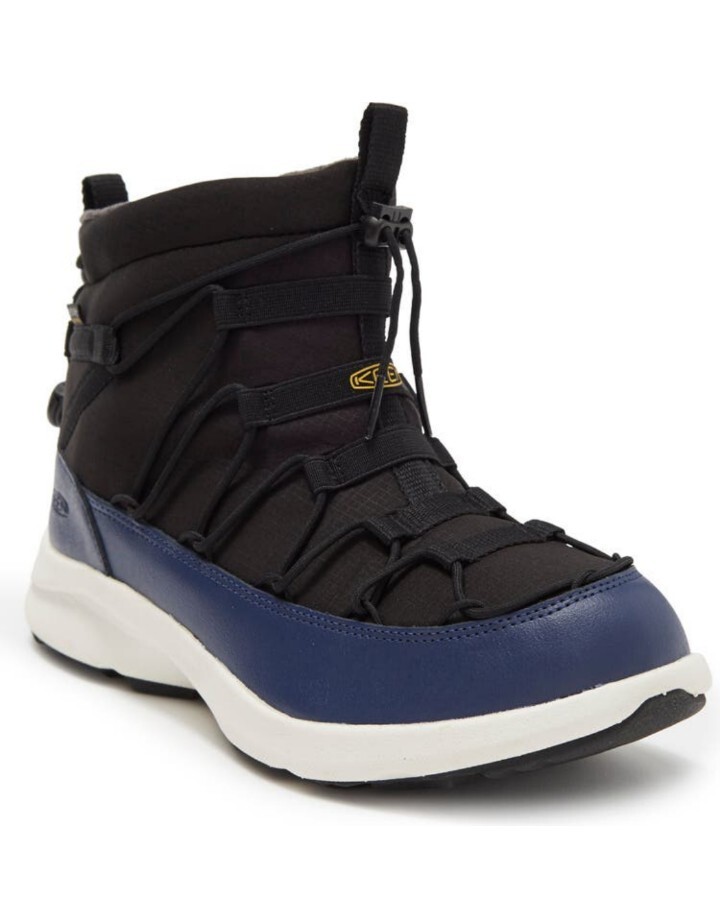 Keen Uomo UNEEK SNK Chukka Blu Nero Stivali Impermeabili Scarpe Elastiche Taglia 11 5