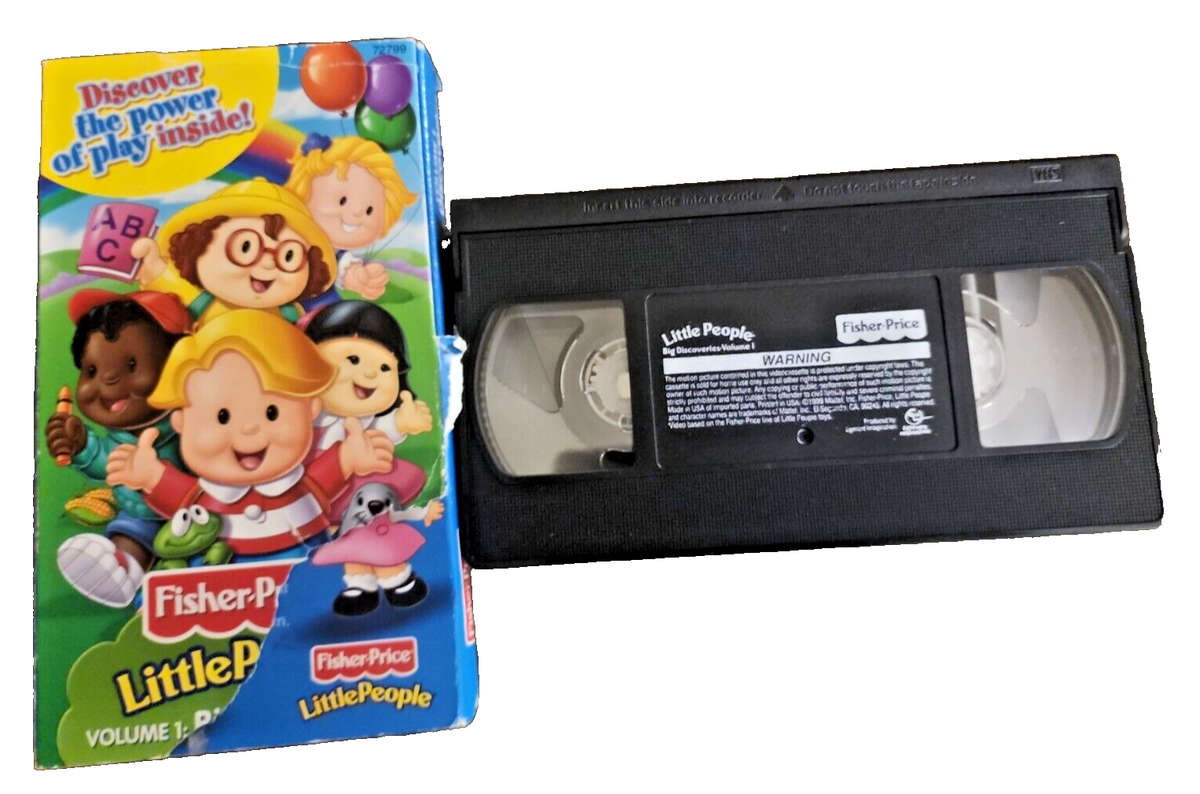 Fisher Price Little People,Big Discoveries Volume 1 VHS 2000 (T57