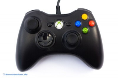 Xbox 360 - Original Wired Controller #schwarz [Microsoft]