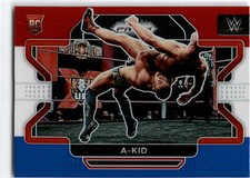 2022 Panini Prizm WWE #17 A-Kid Red, White and Blue