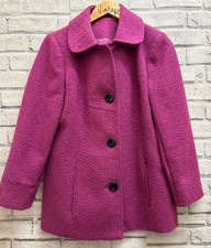 Dunnes Stores Signature Pink Coat Uk 12 - Cg E24