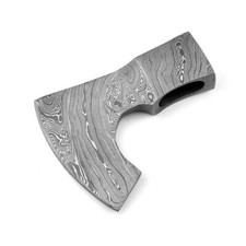 Custom Handmade Forged Damascus Steel Axe Head Viking Tomahawk Hatchet