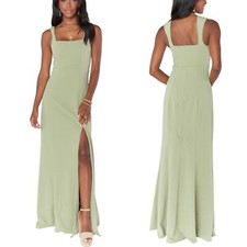 Show Me Your Mumu Paris Gown in Moss Green Stretch size XS