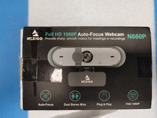 NexiGo N660P 1080P 60FPS Webcam with Software Control, Dual Microphone