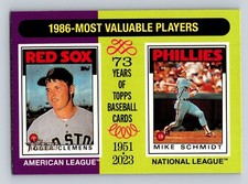 1986 MVPs (Roger Clemens / Mike Schmidt) 2024 Topps Heritage #197