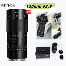 AstrHori 120mm F2.8 Macro 2X Full Frame Large Aperture Lens Canon Nikon Sony L 