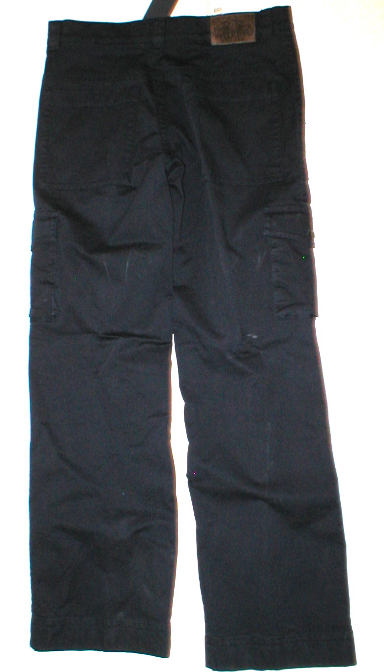 NWT New Mens RED Valentino 48 Italy 32 US Dark Blue Cargo Pants Designer Button  thumbnail 6