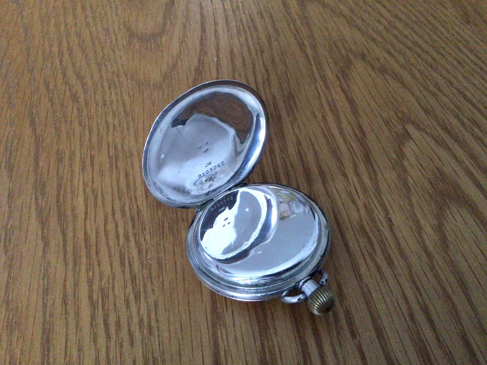 Antique Silver Half Hunter Military Pocket Watch eBay