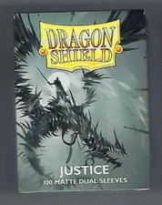 Dragon Shield Matte Justice (100) Shield Sleeves Free Shipping