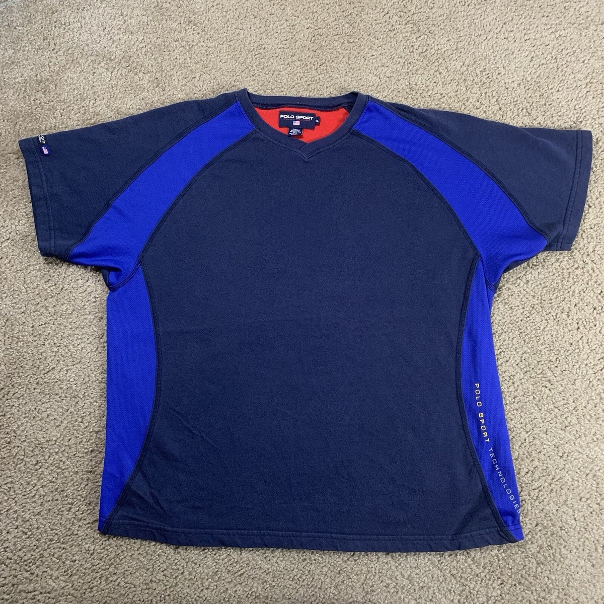 スペシャル 90s ポロスポーツ Tシャツ XL ネイビー POLO SPORT｜メンズ