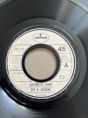 DEE D. JACKSON - AUTOMATIC LOVER -     7 INCH SINGLE