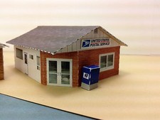 N Scale Buildings 2 - U.S. Post Office or Canada Post Office Cardstock Kit