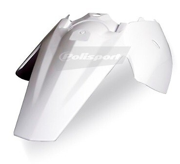 POLISPORT PLASTICHE PARAFANGO POSTERIORE BIANCO HUSQVARNA FE 450 2020-2021