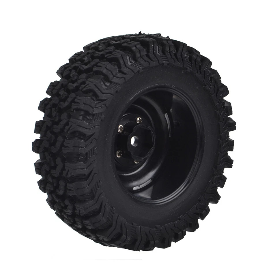 90MM 1.9" Rubber Rocks Tyres/Wheel Tires for 1:10 RC Crawler SCX10 D90 CC02 CC01 - Image 3 of 4