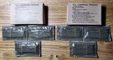 TRIOXANE MILITARY ISSUE LARGE  COMPRESSED FUEL BARS - 2 BOXES, 6 BARS TOTAL- NIB