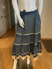 VINTAGE JESSICA'S GUNNIES GUNNE SAX PEASANT LONG SKIRT SIZE 13