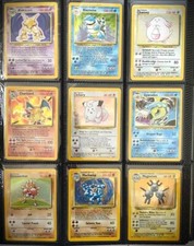 LOTTO CARTE POKEMON HOLO ITA SET BASE, FOSSIL & JUNGLE - VINTAGE WIZARD ITALIANE