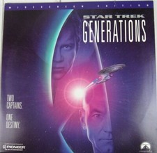 Star Trek Generations, William Shatner Widescreen Extended Play Laser Disc PG